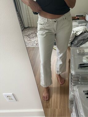Light Cream capris